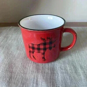 Moose  colour your homme mug. Holiday, Christmas